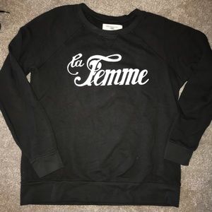 NWOT sol angeles x anthro la femme sweatshirt